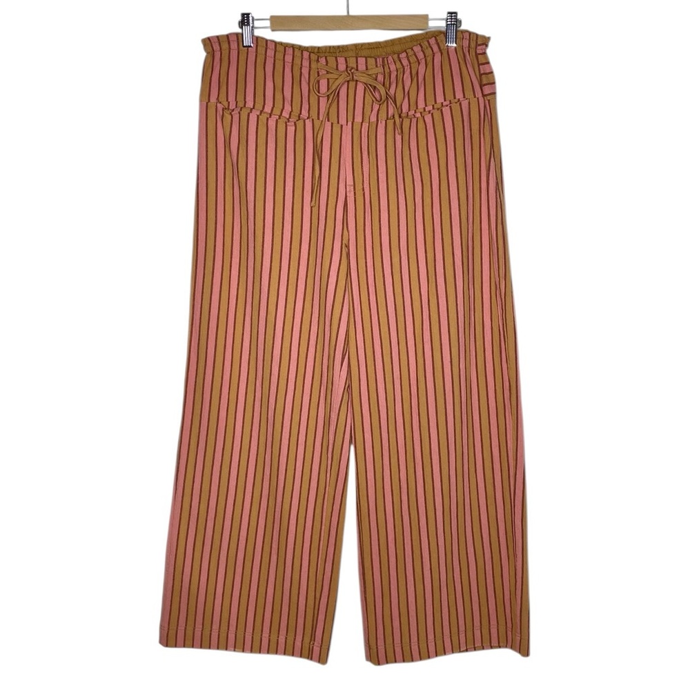 Free People Hudson Canyon Stripe Pants size Large - Picture 2 of 11